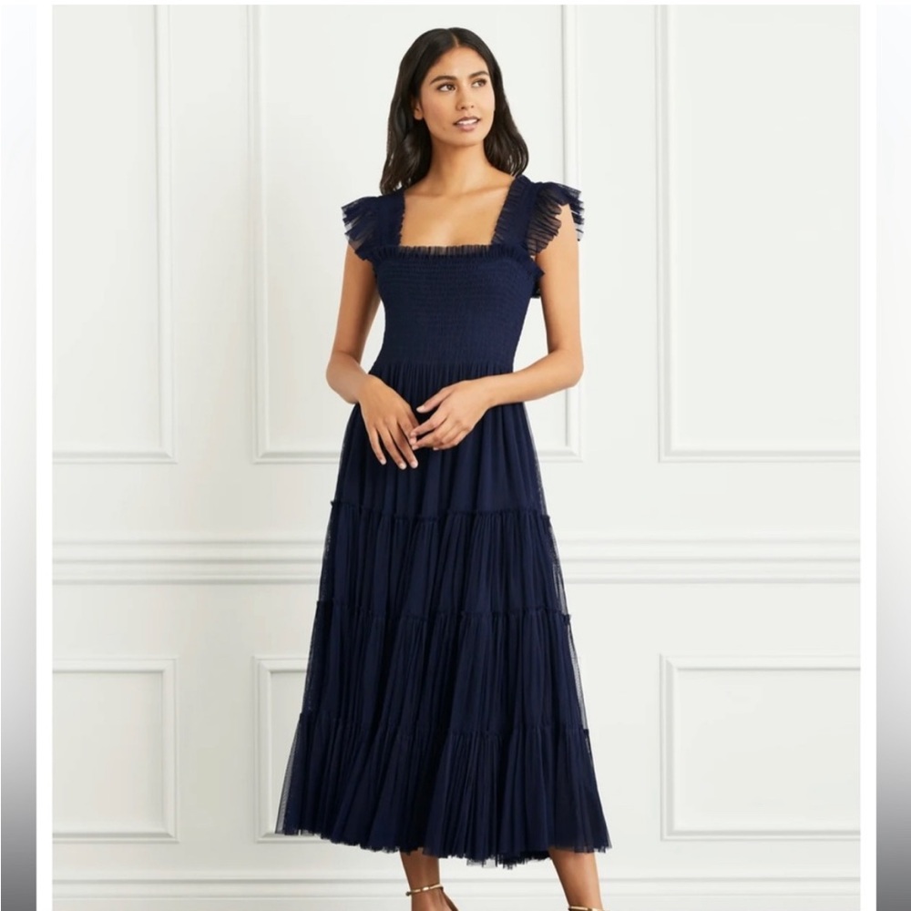 EUC XSM Navy Hill House Tulle Ellie